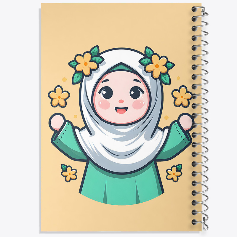 دفتر نقاشی 50 برگ خندالو طرح دخترانه کد N1417