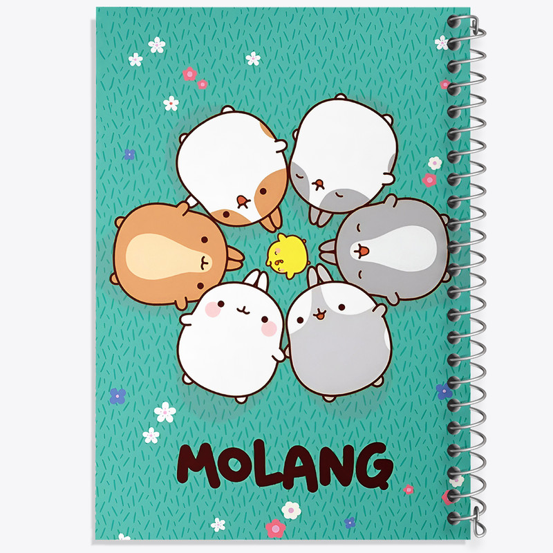 دفتر نقاشی 50 برگ خندالو طرح مولانگ (Molang) کد N3955