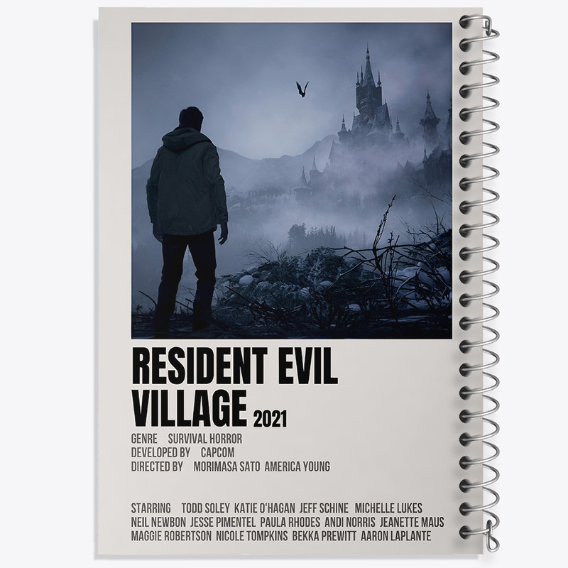 دفتر مشق 100 برگ خندالو طرح رزیدنت ایول (Resident Evil) کد F13457