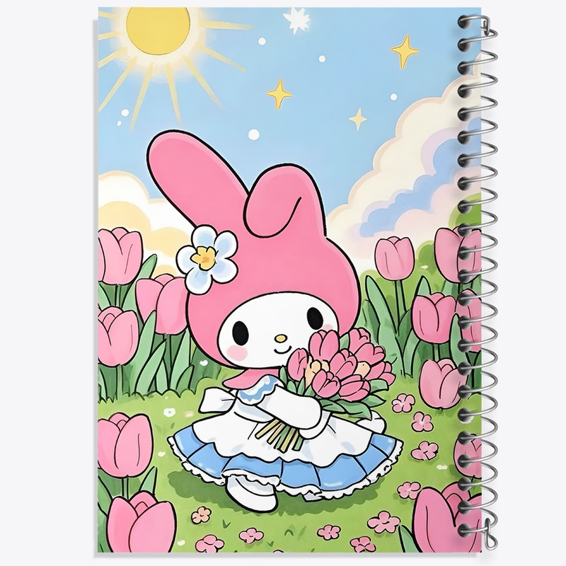 دفتر طراحی 50 برگ خندالو طرح مای ملودی (My Melody) کد N8981