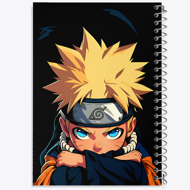 دفتر نقاشی 50 برگ خندالو طرح انیمه ناروتو (Naruto) کد F6792