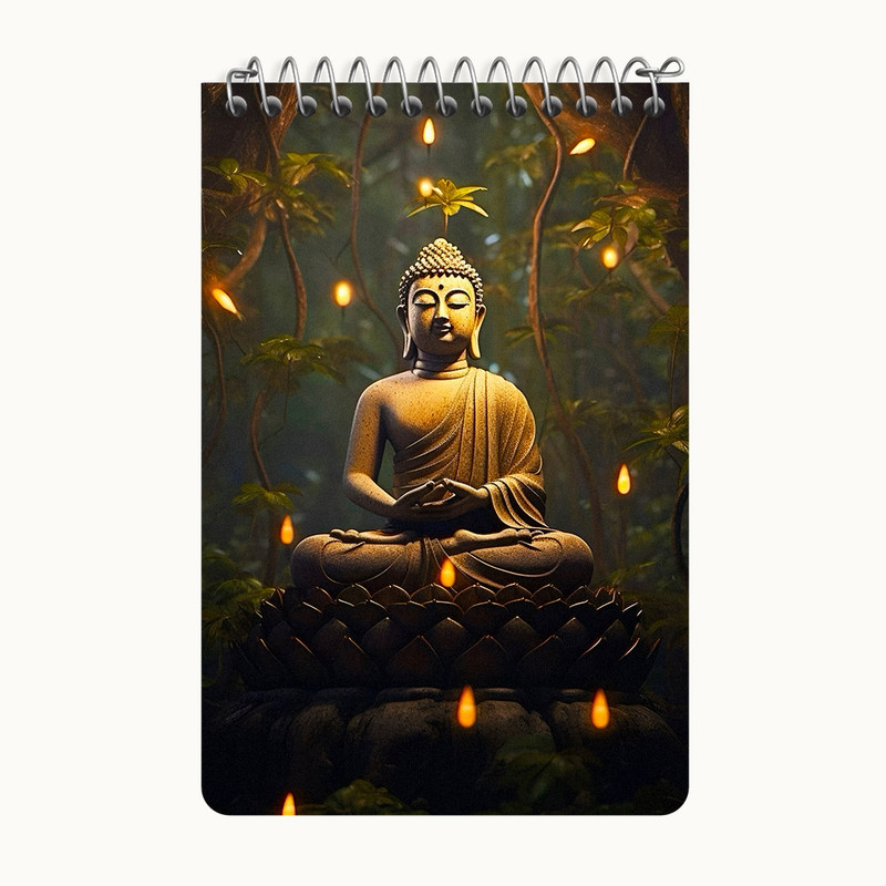 دفتر یادداشت 50 برگ خندالو طرح بودا کد F6361