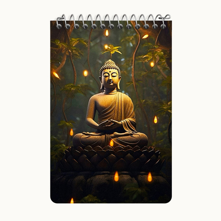 دفتر یادداشت 50 برگ خندالو طرح بودا کد F6361