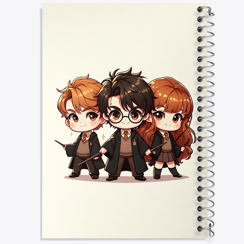 دفتر نقاشی 50 برگ خندالو طرح هری پاتر (Harry Potter) کد N4602