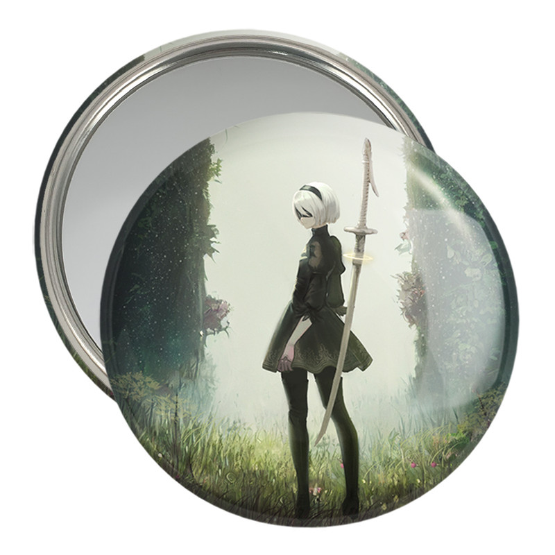 آینه جیبی خندالو مدل بازی نیر اتوماتا (Nier Automata)  کد 31576