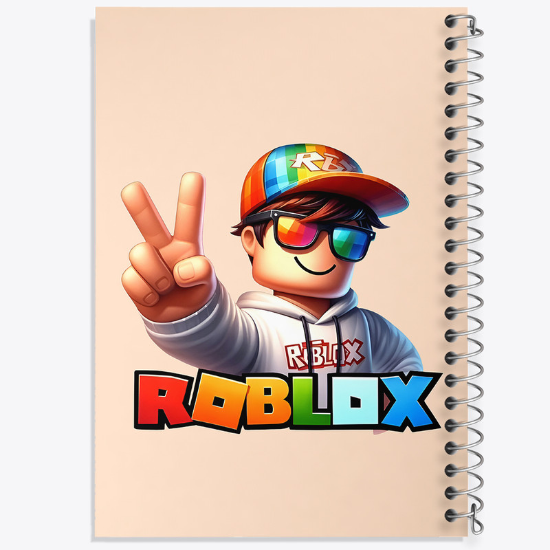 دفتر نقاشی 50 برگ خندالو طرح Roblox کد N4641