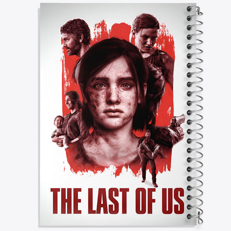 دفتر مشق 50 برگ خندالو طرح (The Last Of Us) آخرین بازمانده از ما کد N9295