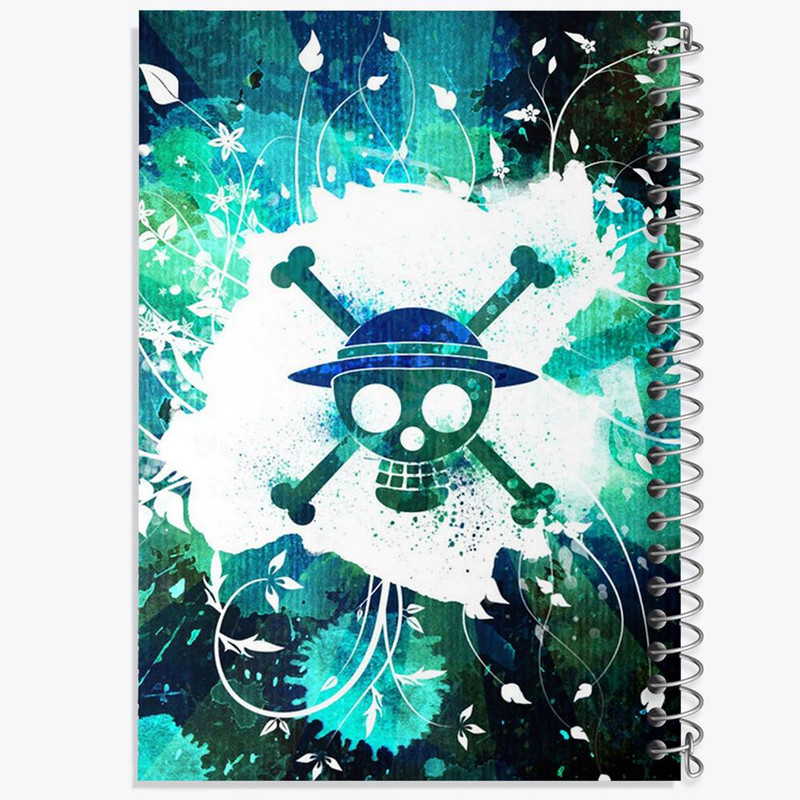 دفتر نقاشی 50 برگ خندالو مدل کلاه حصیری ها انیمه وان پیس One Piece کد 11420