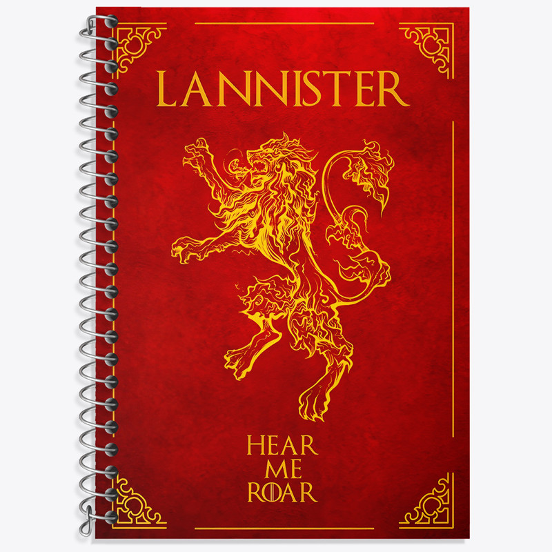 دفتر نت موسیقی 50 برگ خندالو طرح گیم آف ترونز (Game of Thrones)  کد F4687