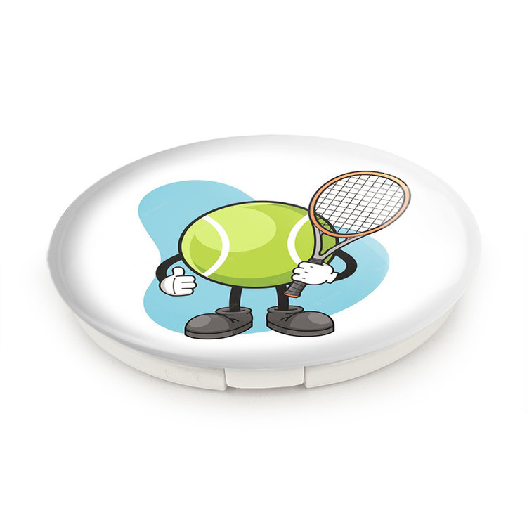آینه جیبی خندالو طرح تنیس Tennis مدل تاشو کد 26616