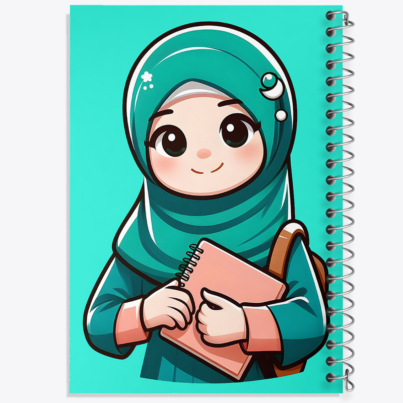 دفتر نقاشی 50 برگ خندالو طرح دخترانه کد N1418