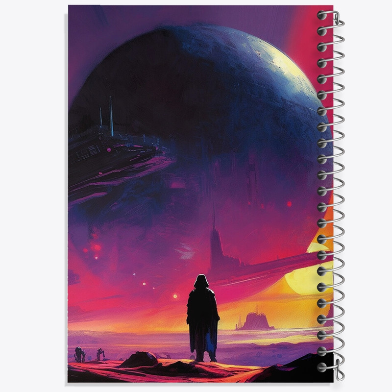 دفتر مشق 100 برگ خندالو طرح جنگ ستارگان (Star Wars) کد F504