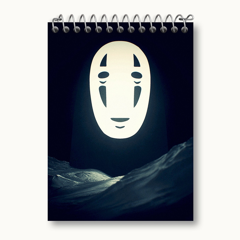 دفتر یادداشت 50 برگ خندالو مدل نوفیس انیمه شهر اشباح Spirited Away کد 12089