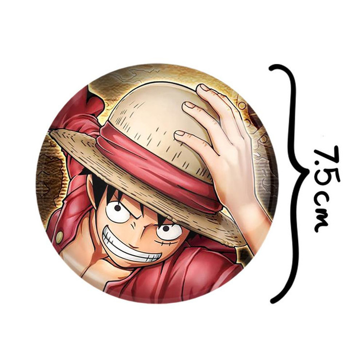 آینه جیبی خندالو مدل لوفی انیمه وان پیس One Piece کد 10539