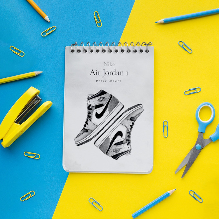 دفتر یادداشت 50 برگ خندالو طرح نایکی ایر جردن (Nike Air Jordan) کد N8310