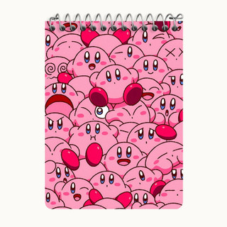 دفتر یادداشت 50 برگ خندالو طرح بازی کربی مات (Kirby Game frosted) کد N7787