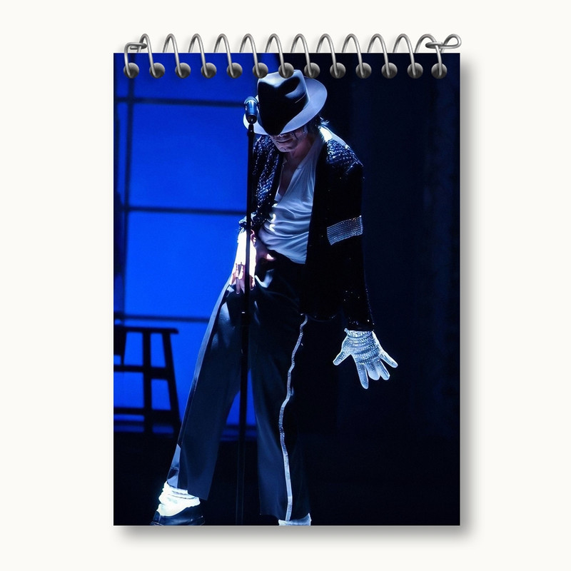 دفتر یادداشت 50 برگ خندالو مدل مایکل جکسون Michael Jackson کد 19234