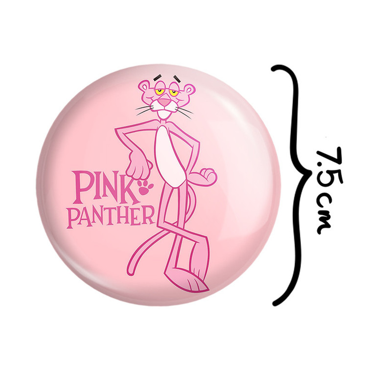 آینه جیبی خندالو مدل پلنگ صورتی Pink Panther کد 1397