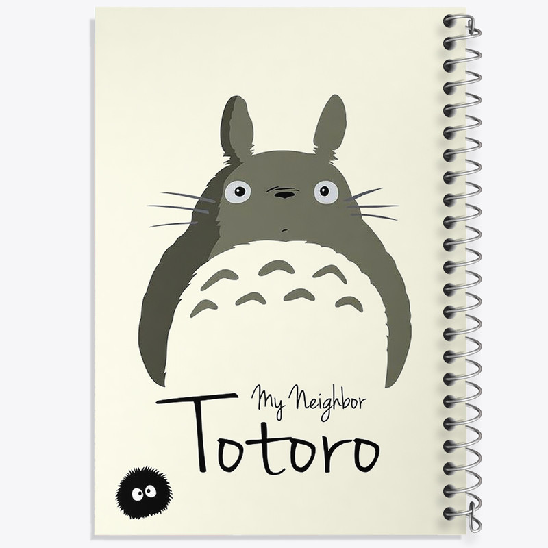 دفتر ژورنال نویسی 50 برگ خندالو مدل نقطه ای طرح انیمه توتورو (Totoro) کد N2118