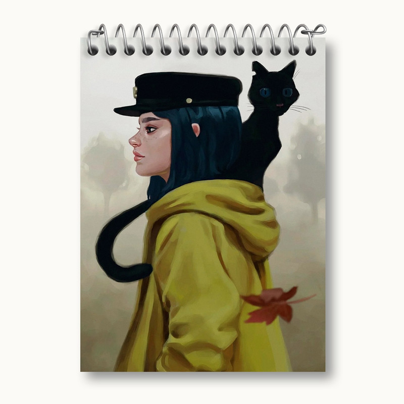 دفتر یادداشت 50 برگ خندالو مدل کورالاین Coraline کد 20798