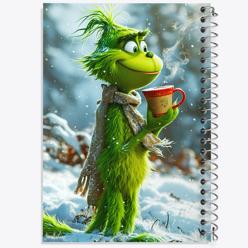 دفتر مشق 50 برگ خندالو طرح گرینچ (The Grinch) کد F5872