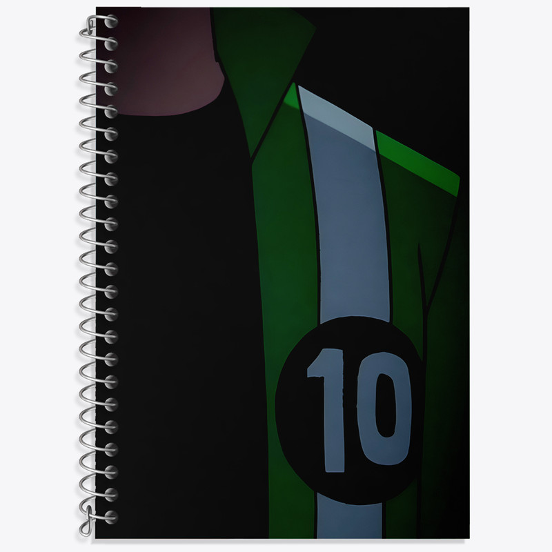 دفتر زبان 50 برگ خندالو مدل سه خط طرح بن تن (Ben 10) کد N5079