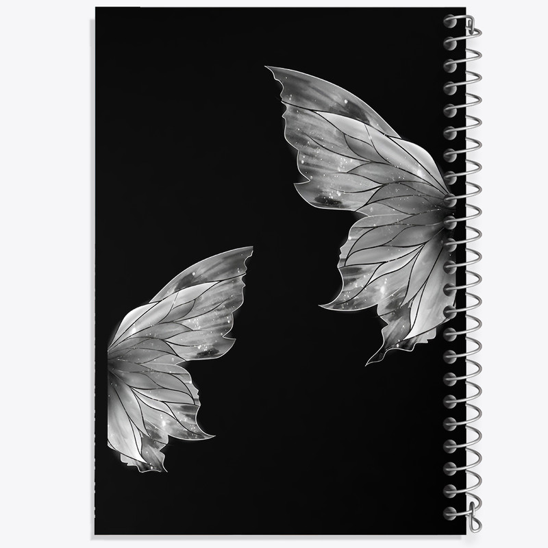 دفتر مشق 100 برگ خندالو طرح پروانه کد F3873