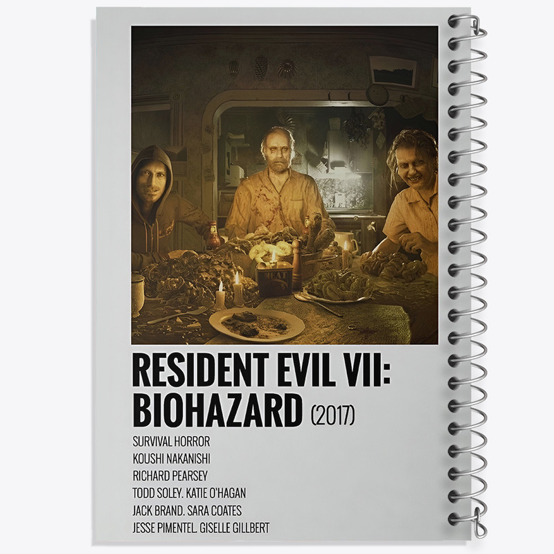 دفتر مشق 50 برگ خندالو طرح رزیدنت ایول (Resident Evil) کد F13454