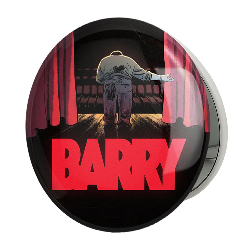 آینه جیبی خندالو طرح سریال بری Barry مدل تاشو کد 29806