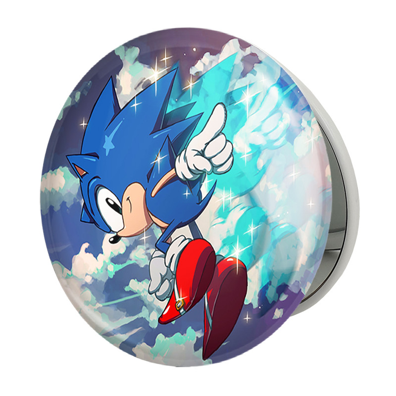 آینه جیبی خندالو طرح سونیک (Sonic) مدل تاشو کد 37033