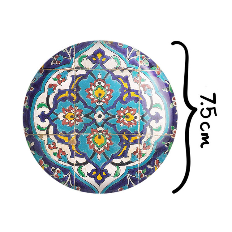 آینه جیبی خندالو مدل کاشی کد 2155