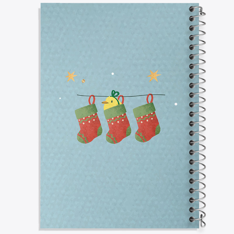 دفتر مشق 50 برگ خندالو طرح کریسمس (Christmas) کد N2548