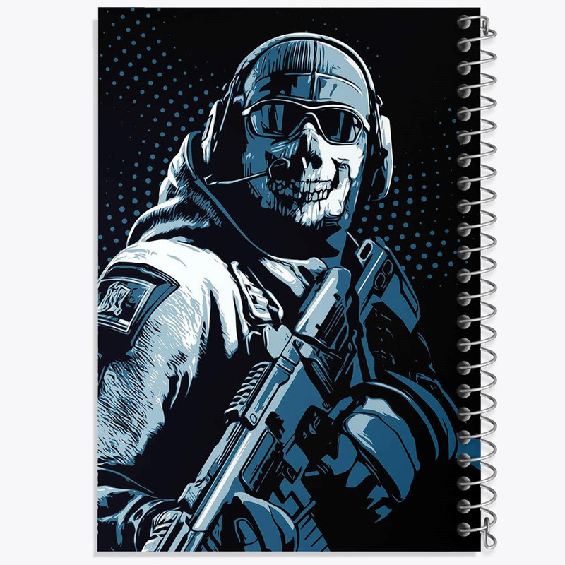 دفتر نقاشی 50 برگ خندالو مدل Call Of Duty کد 3844