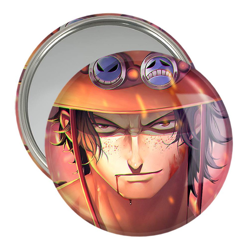 آینه جیبی خندالو مدل پرتگاس دی ایس انیمه وان پیس One Piece  کد 11429