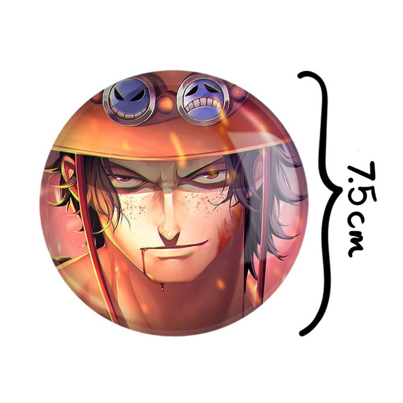 آینه جیبی خندالو مدل پرتگاس دی ایس انیمه وان پیس One Piece کد 11429