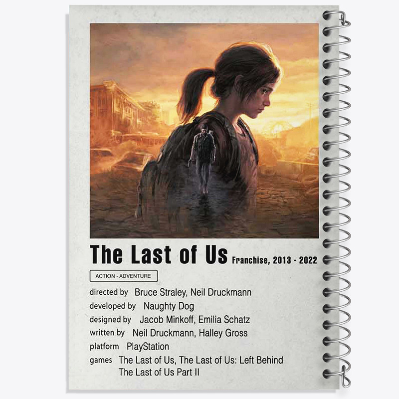 دفتر مشق 100 برگ خندالو طرح آخرین بازمانده از ما (The last Of Us) کد F11251