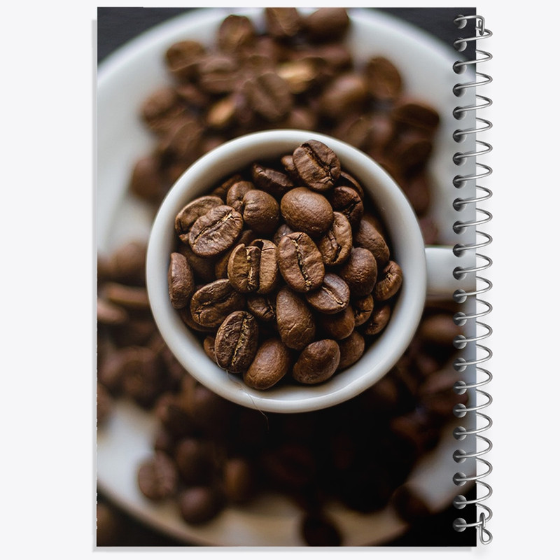 دفتر مشق 50 برگ خندالو طرح قهوه Coffee کد F65