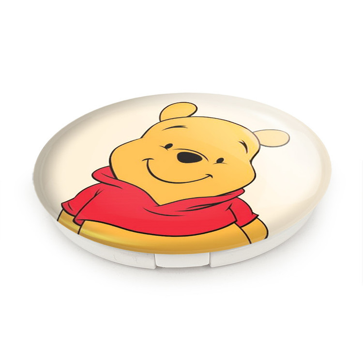 آینه جیبی خندالو طرح خرس پو Winnie The Pooh مدل تاشو کد 1596