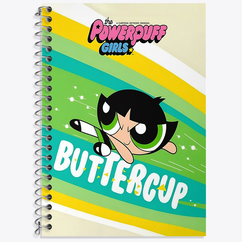 دفتر لغت 50 برگ خندالو طرح (The Powerpuff Girls) پاورپاف گرلز کد N9468