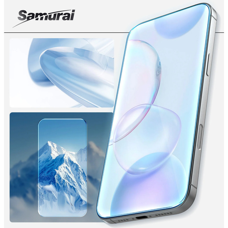 محافظ صفحه نمایش سامورایی مدل Invisiglass مناسب برای گوشی موبایل اپل iPhone 17 Pro Max