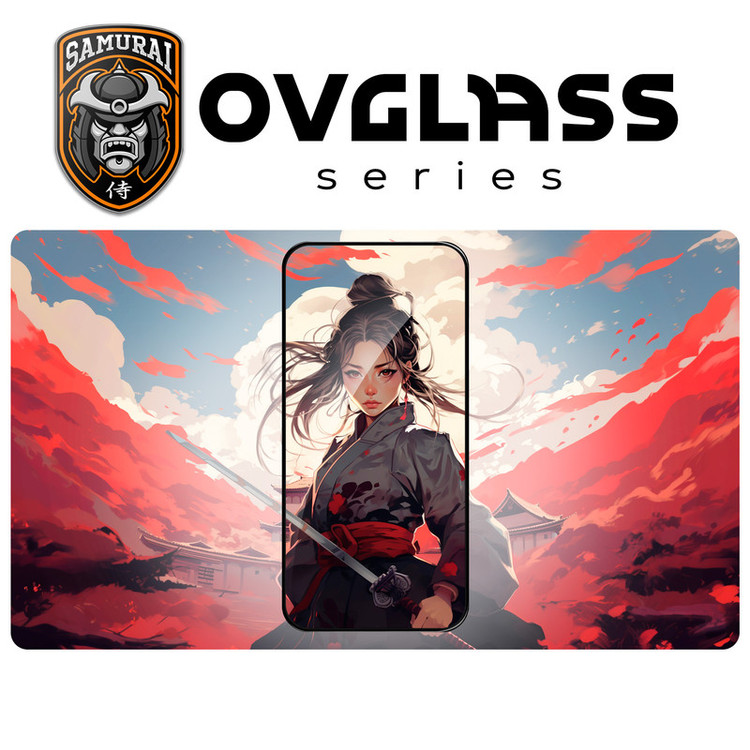 محافظ صفحه نمایش سامورایی مدل ovglass مناسب برای گوشی موبایل شیائومی Poco X6 / Poco X6 Pro