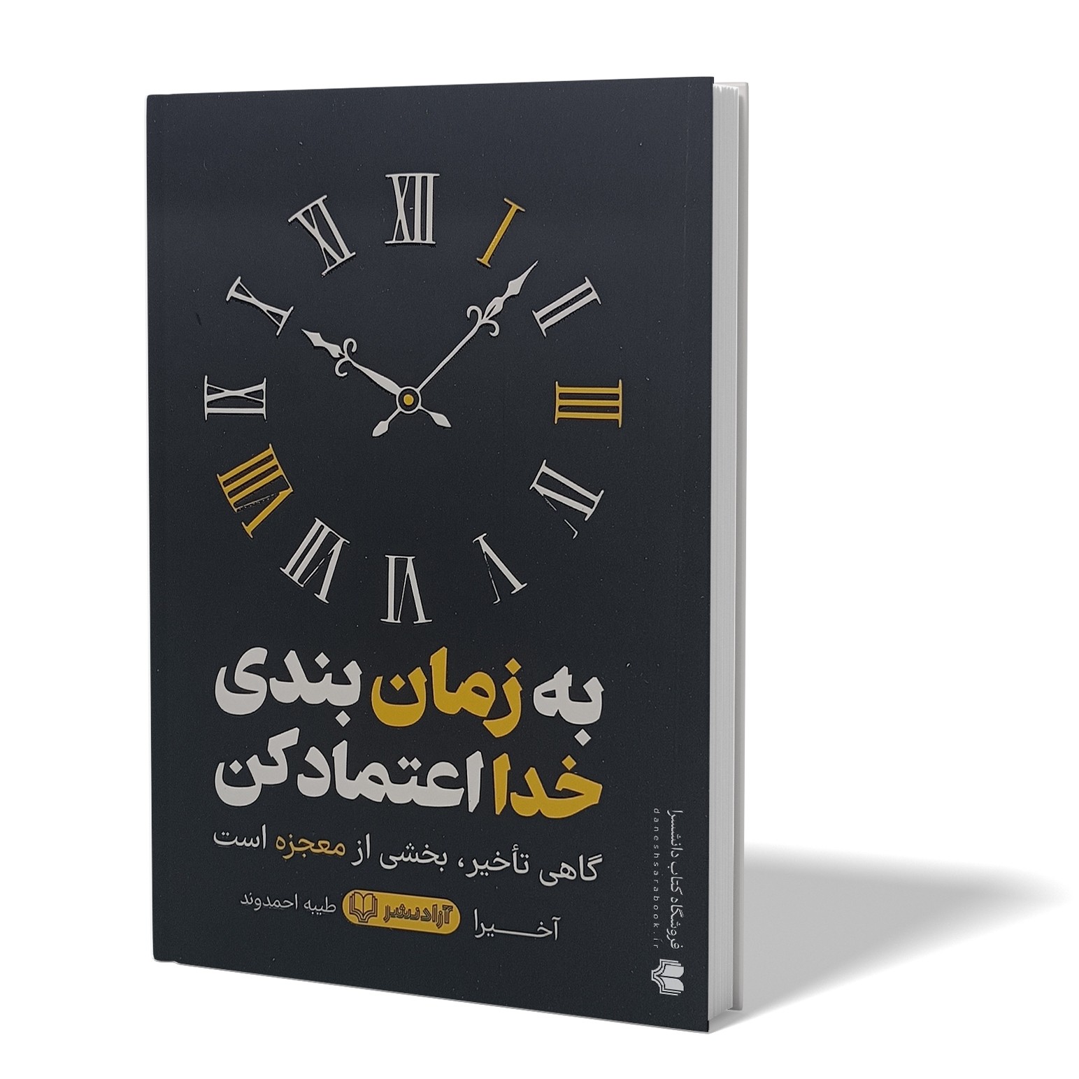 کتاب به زمان بندی خدا اعتماد کن اثر آخیرا مترجم طیبه احمدوند انتشارات آزادنشر