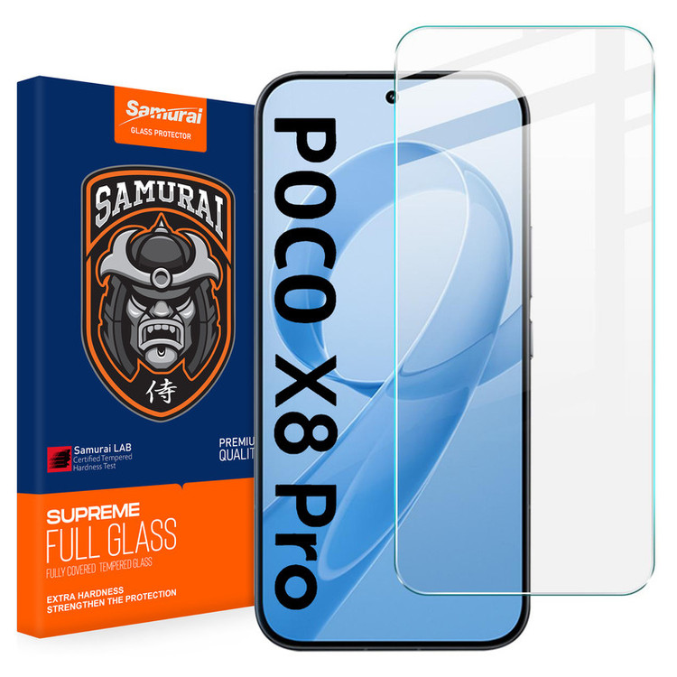 محافظ صفحه نمایش سامورایی مدل Invisiglass مناسب برای گوشی موبایل شیائومی Poco X8 Pro