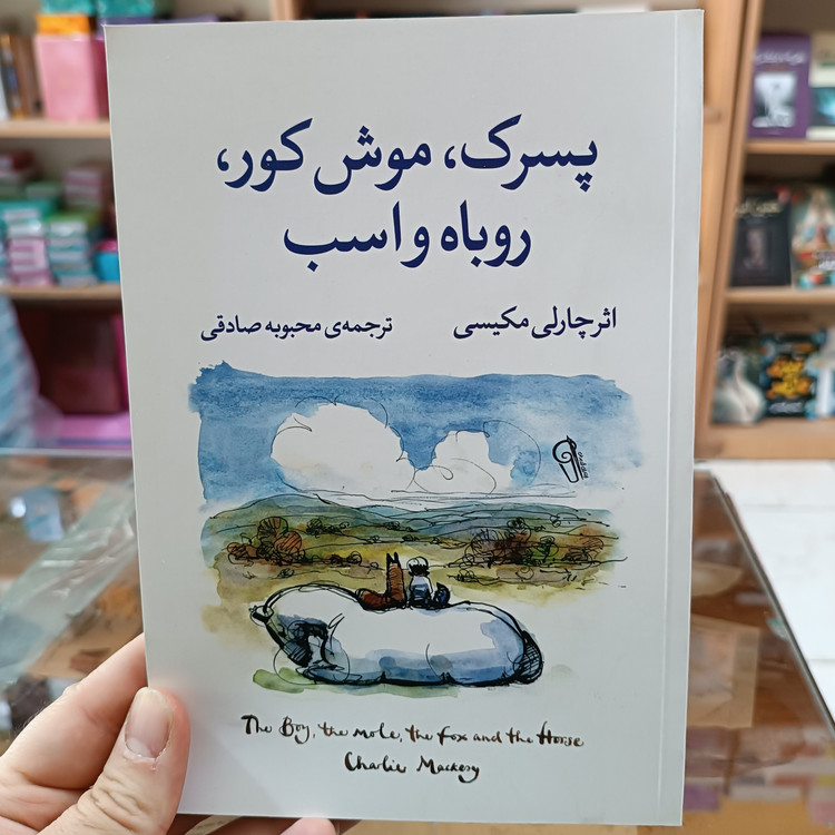 کتاب پسرک موش کور روباه و اسب اثر چارلی مکیسی مترجم محبوبه صادقی انتشارات آزرمیدخت