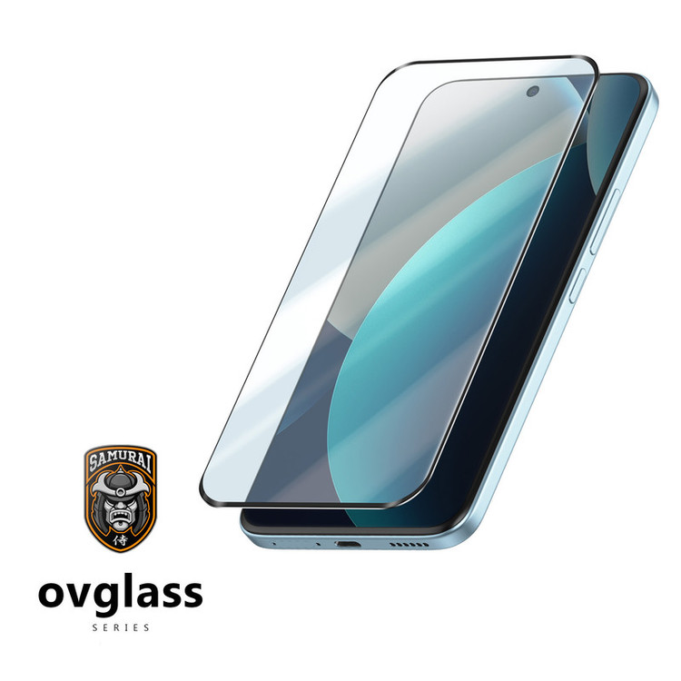 محافظ صفحه نمایش سامورایی مدل ovglass مناسب برای گوشی موبایل شیائومی Redmi Note 15 Pro 5G