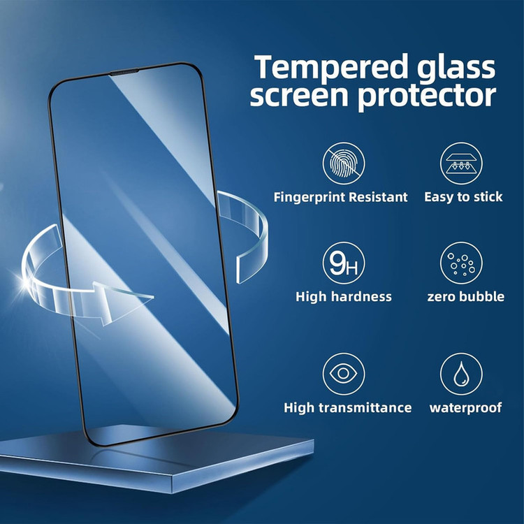 محافظ صفحه نمایش شیشه ای سامورایی مدل Glass Max مناسب برای گوشی موبایل اپل iPhone 13