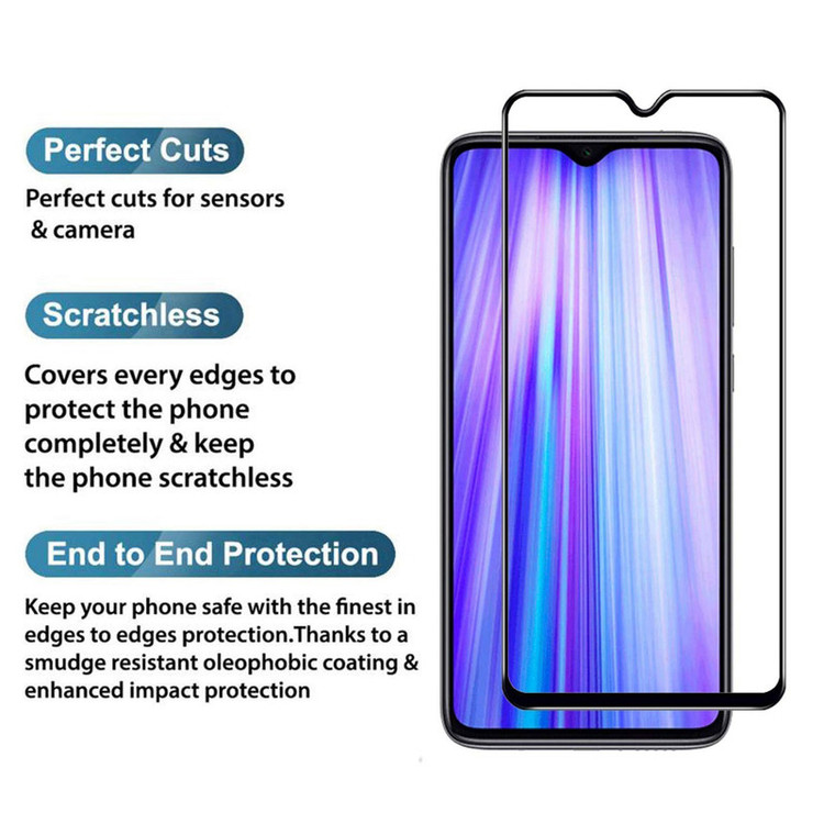 محافظ صفحه نمایش شیشه ای سامورایی مدل ovglass مناسب برای گوشی موبایل شیائومی Redmi Note 8 Pro