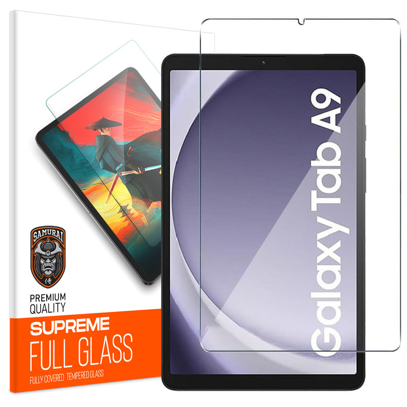 محافظ صفحه نمایش شفاف سامورایی مدل GlastR مناسب برای تبلت سامسونگ Galaxy Tab A9 / Galaxy Tab A11