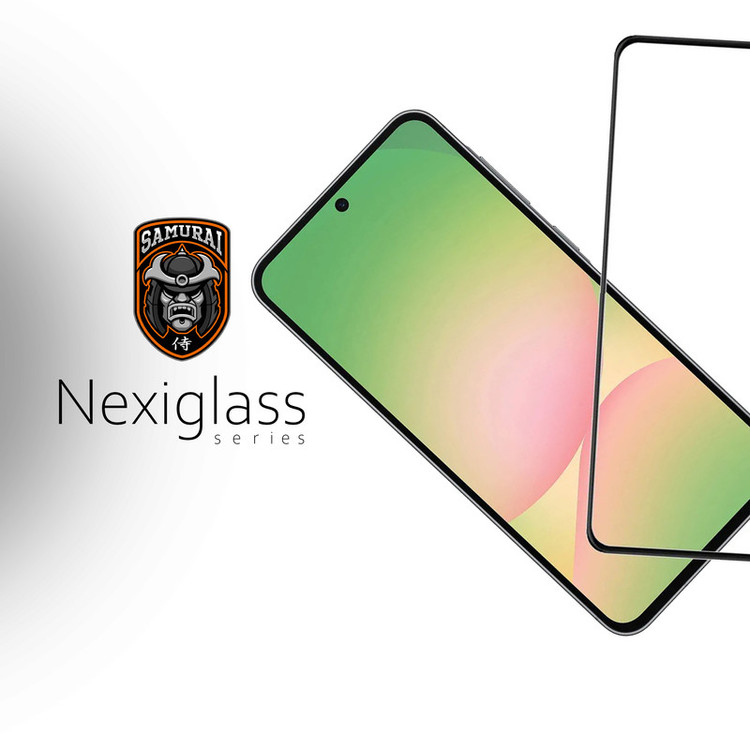 محافظ صفحه نمایش سامورایی مدل Nexiglass مناسب برای گوشی موبایل سامسونگ Galaxy A57 / Galaxy A56