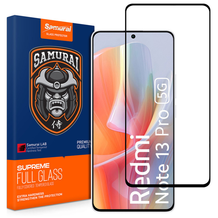 محافظ صفحه نمایش شیشه ای سامورایی مدل ovglass مناسب برای گوشی موبایل شیائومی Redmi Note 13 Pro 5G